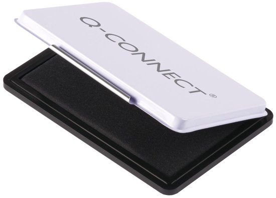 Q-CONNECT stempelkussen | ft 110 x 70 mm | zwart