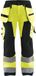 Blåkläder Dames werkbroek High Vis met spijkerzakken 7156-1811 - High Vis Geel/Zwart - D19