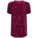 ONLY KIDS ONLY GIRL midi jurk met pailletten - rood