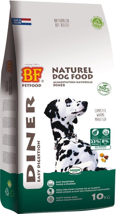 BIOFOOD Diner - Hondenvoer - 10 kg