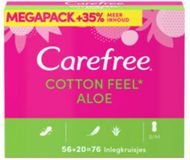 Carefree Cotton Feel Aloe 76 stuks