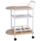HomeStyle Serveerwagen 62x38x84,5cm