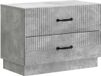 vidaXL Nachtkastje Betongrijs 62 x 34,5 x 44,5 cm Bewerkt hout