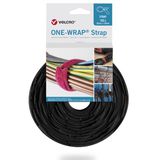 VELCRO® Brand VELCRO® One Wrap® Strap - 25 mm x 300 mm - 100 stuks - Zwart