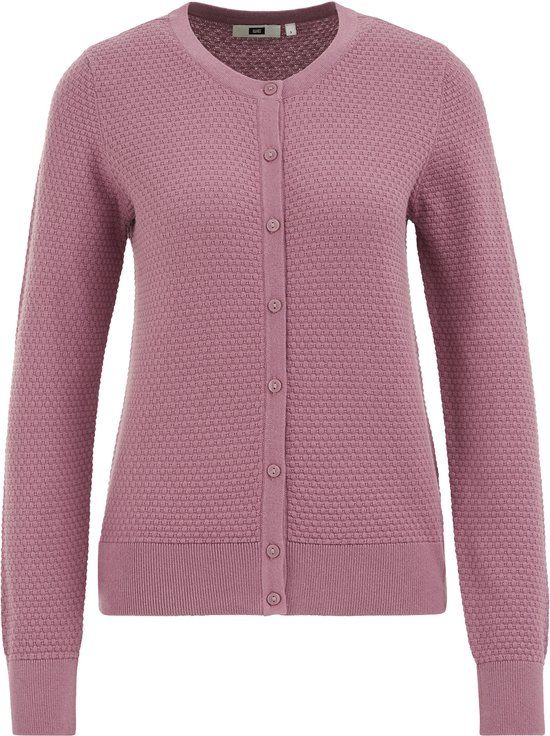 WE Fashion Dames gebreid vest met structuur