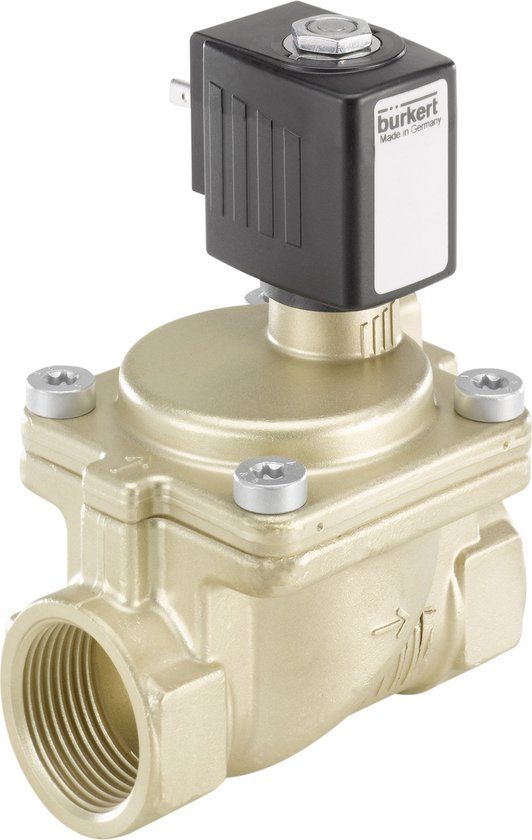 Bürkert G1'' 24V DC Messing Magneetventiel NBR 0.2-16bar 6281 221856