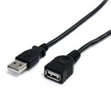StarTech.com 3 m USB 2.0 verlengkabel A naar A - USB-A male naar USB-A vrouwelijk - zwart (USBEXTAA10BK)