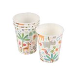 Homéa Set van 6 bekers van karton, 25 cl, ontdekkingsreiziger