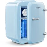 YASHE mini-koelkast - 4 L - koelen en verwarmen - blauw