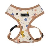 Puppia Lente- en zomermode over het hoofd hondenharnas, beige_minmi, klein