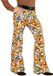 Hippie Kostuum Groovy Gandalf 70s Heren Broek, Luchtbellen Man Small / Medium Carnaval kostuum Verkleedkleding