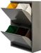 OEM 77013 Metalen Kast Recyclen 4 Laden Grijs