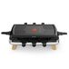 Tefal RE610D Raclette Gourmet 3-in-1 - 8 Personen - Zwart/RVS/Hout