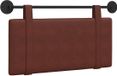 vidaXL - Hangend hoofdbord - Glanzend bruin - Antiek PU
