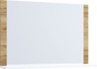 Lendas Miroir de salle de bain | Miroir suspendu avec étagère | design moderne | Dimensions env. H. 55 x L. 80 x P. 17 cm | Miroir mural