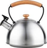 Florina Natura Line Fluitketel - 2.3 Liter - RVS Zilver - Geschikt voor Alle Warmtebronnen