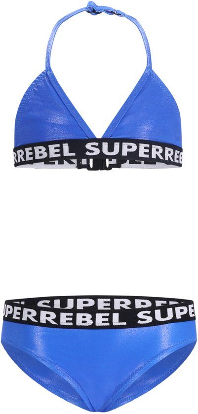 SuperRebel R601-5002 Meisjes Bikini Metallic Kobalt Maat 14-164