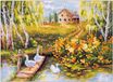 Magic Needle Village Pond borduren (pakket) 250-331