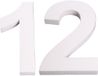Marque non spécifiée Polystyrène chiffre 12 ans - H25 cm - blanc