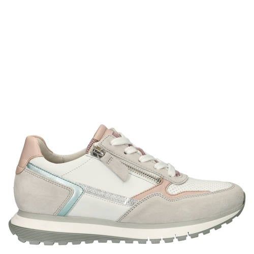 Gabor suède sneakers wit/beige