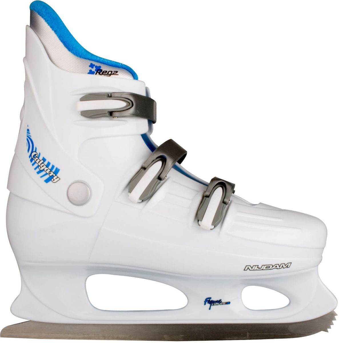 Nijdam 3200 Kunstschaats - Hardboot - Wit - Maat 38