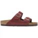 Birkenstock Arizona Bordeaux suède pantoffels Femme et Homme