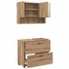 vidaXL Badkamermeubel Set 2 stuks Artisan Eiken 76,5 x 35 x 64 cm