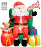 Widmann Opblaasbare Kerstman Met Geschenken 244 Centimeter Rood