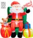 Widmann Opblaasbare Kerstman Met Geschenken 244 Centimeter Rood