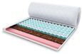 Matelas Topper avec Coco et Mousse Visco 80x200 cm