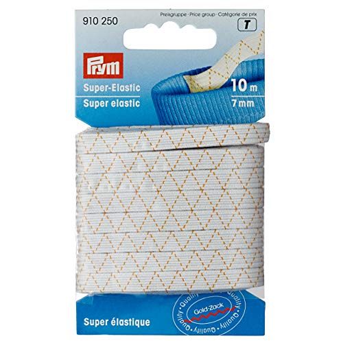 Prym Super elastisch 7 mm wit