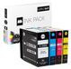 Canon Cartouches d'encre, compatible avec Canon PGI-2500XL, multipack de 4 pièces