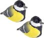 Wild Republic Pluche Koolmees - 14 cm - Vogel Knuffel - Met Geluid