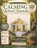 Calming Word Search: No Reverse Large Print Edition