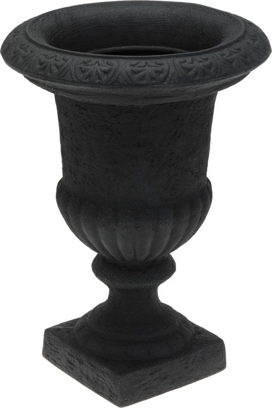 Nampook Bloempot Op Voet - 37,5 x 53 cm - Kunststof - Antraciet