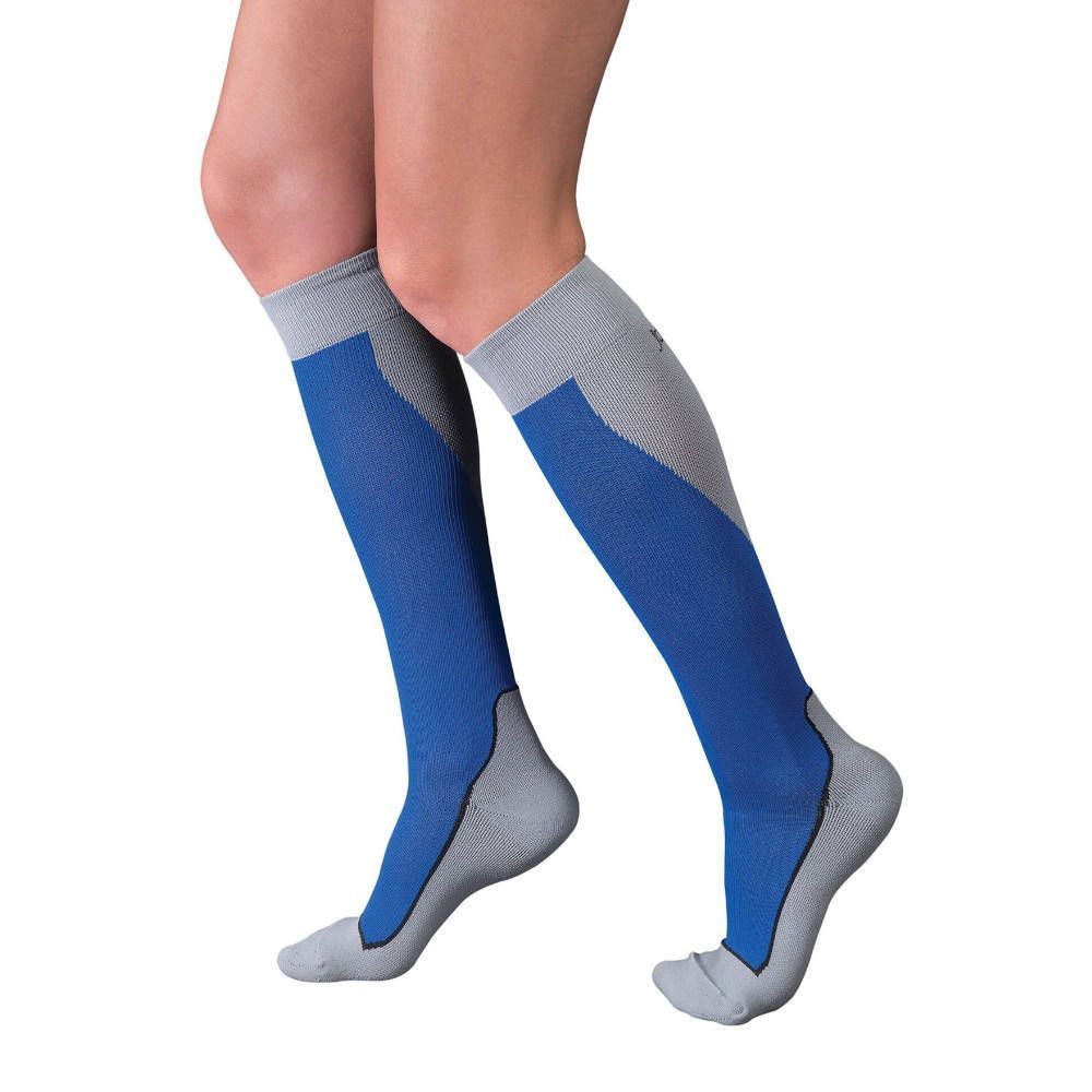 Jobst® Sport Compressiekousen 15-20 AD Koninklijk Blauw Small 1 paar