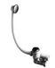 Plieger combinaison de vidange de baignoire quick-clac - 6/4" - régulateur de pression - 40mm - raccord à pince - chrome