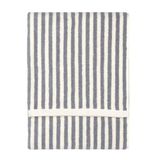 Yard Hebden Gestreepte Katoenen Handdoek - Grijs - 50x100cm
