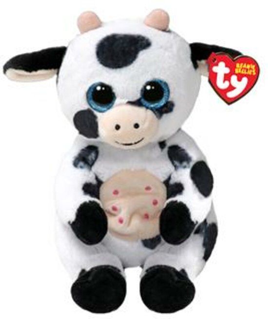 TY Beanie Babies Bellies Herdley Cow 15 cm