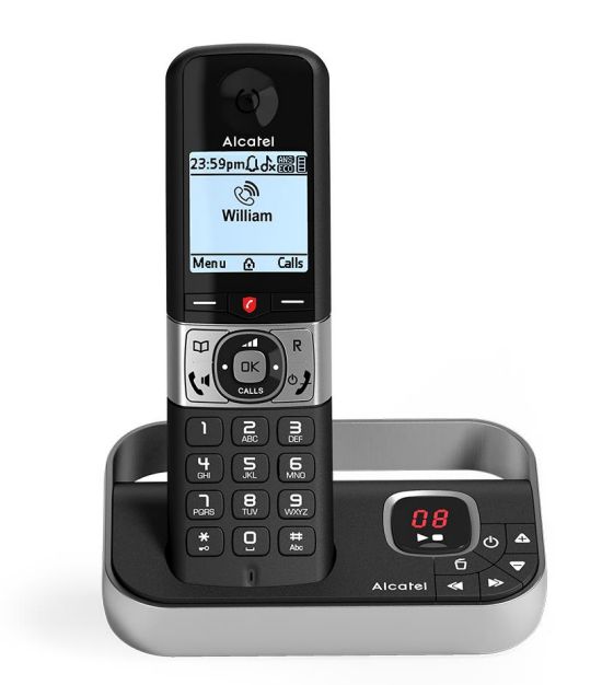 Alcatel F890 DECT Telefoon met Antwoordapparaat - Zwart