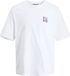 JACK&JONES Jorvalley Tee Ss Crew Neck Tg Hommes T-shirt Blanc XXL
