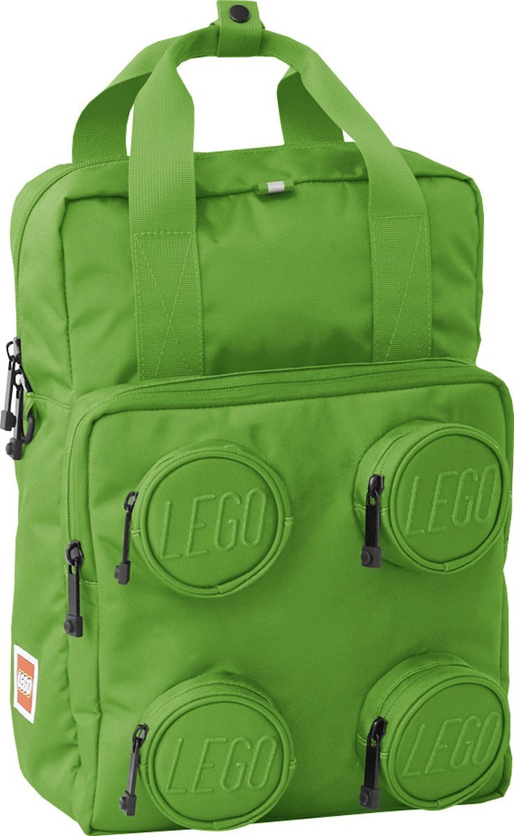 lego Signature Backpack Brick 2 x 2 Bright Green