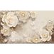 Papier peint panoramique fleurs 3D