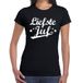 Bellatio Decorations Liefste juf cadeau t-shirt zwart voor voor dames - Einde schooljaar/ juffendag cadeau 2XL