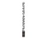 DECORIS Kerstbal Breukvast Zilver Mini 3 cm 14 Stuks