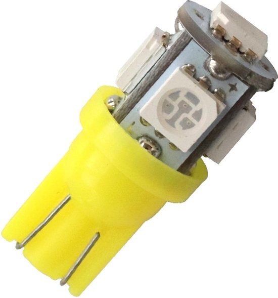 ABC-LED T10 - 24 volt - 5 LED - 5050 SMD - ORANJE