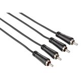 Hama 39122274 audio kabel 5 m 2 x RCA Zwart