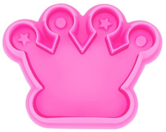 Städter koekjessnijder kroon 6 cm roze
