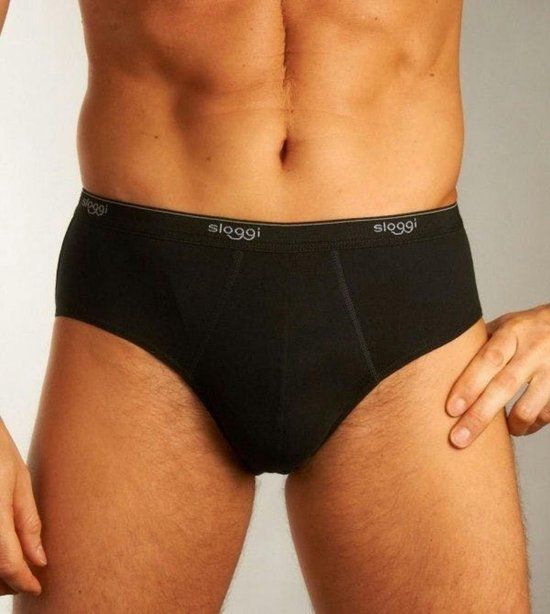 sloggi men Basic Midi slip - Zwart - XXL