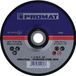 Promat/Tecwerk Disque à tronçonner | Inox | D230x1,9mm coudé | Inox | alésage 22,23 mm - 4000841246